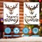 Reusable Christmas Stencils - 15 Pcs A4 Window Stencils for Painting 11"L x 8"W